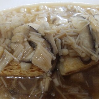 椎茸とえのきたっぷり❤豆腐ステーキの和風あんかけ❤